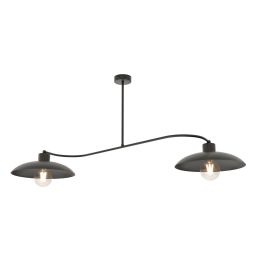 Emibig Foster lampa podsufitowa 2x10 W czarna 13532