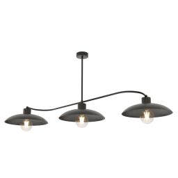 Emibig Foster lampa podsufitowa 3x10 W czarna 1353/3