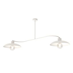 Emibig Foster lampa podsufitowa 2x10 W biała 1354/2