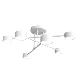 Emibig Halo lampa podsufitowa 6x10 W biała 1356/6