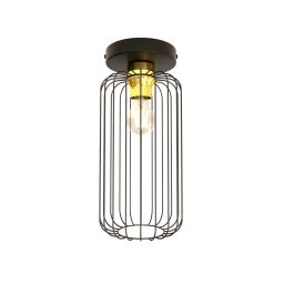 Emibig Barn lampa podsufitowa 1x15 W czarna-złota 1366/1