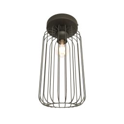 Emibig Barn lampa podsufitowa 1x15 W czarna 1367/1