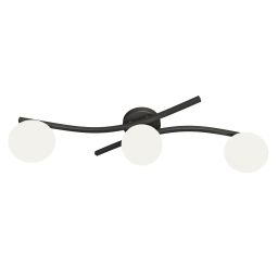 Emibig Opus lampa podsufitowa 3x10 W biała-czarna 1390/3