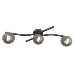 Emibig Opus lampa podsufitowa 3x10 W czarna-grafitowa 1391/3