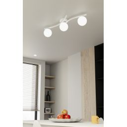 Emibig Opus lampa podsufitowa 3x10 W biała 1392/3