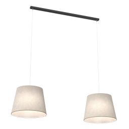 Emibig Epoca lampa wisząca 2x15 W czarna-beżowa 1404/2