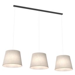 Emibig Epoca lampa wisząca 3x15 W czarna-beżowa 1404/3