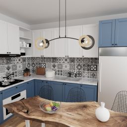 Emibig Skiva lampa wisząca 2x15 W czarna 1409/2