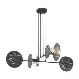 Emibig Xotic lampa wisząca 4x15 W czarna 1411/4