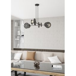 Emibig Xotic lampa wisząca 4x15 W czarna 1411/4