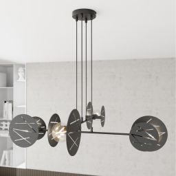 Emibig Xotic lampa wisząca 4x15 W czarna 1411/4
