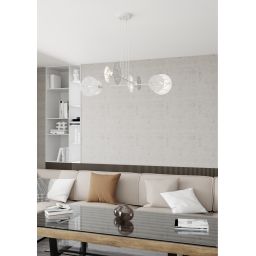 Emibig Xotic lampa wisząca 4x15 W biała 1412/4