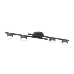 Emibig Fragment lampa podsufitowa 4x12 W czarna 1417/4