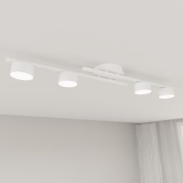 Emibig Fragment lampa podsufitowa 4x12 W biała 1418/4