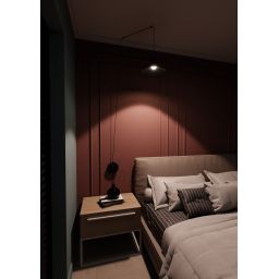 Emibig Abramo lampa wisząca 1x15 W czarna 160/1