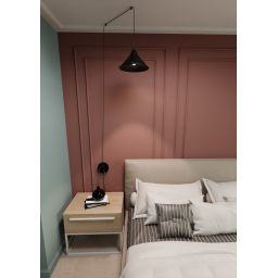 Emibig Abramo lampa wisząca 1x15 W czarna 160/1