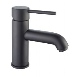Emmevi Rubinetterie Piper bateria umywalkowa stojąca czarny mat 45003NO