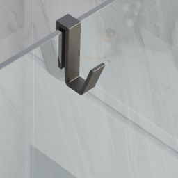 Excellent Ortigo wieszak na ręcznik czarny KAEX.5095BL