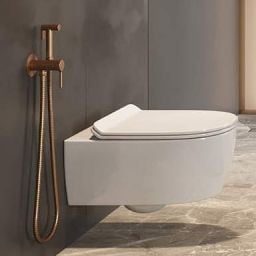 Excellent Pi bateria bidetowa z zestawem prysznicowym podtynkowa miedź AREX.1204CB