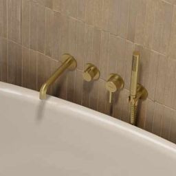 Excellent Delta Pi wylewka do baterii wannowej miedź szczotkowana AREX.1224CB