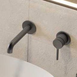 Excellent Delta Pi bateria umywalkowa podtynkowa czarny mat AREX.1213BL