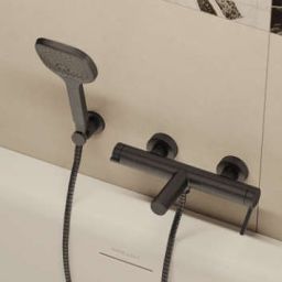 Excellent Pi bateria wannowo-prysznicowa ścienna grafit szczotkowany AREX.1205ABP