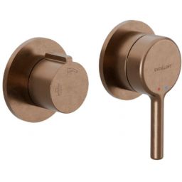 Excellent Pi bateria wannowo-prysznicowa podtynkowa miedź szczotkowana AREX.1240.02CB