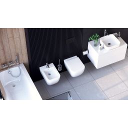 Excellent Pi bateria bidetowa stojąca nikiel szczotkowany AREX.1203NB