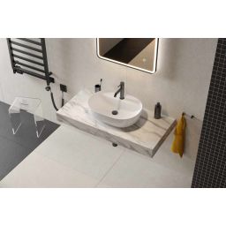 Excellent Delta Pi bateria umywalkowa stojąca nikiel AREX.1211NB