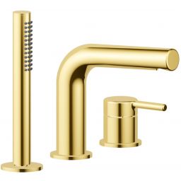 Excellent Pi bateria wannowo-prysznicowa nawannowa złoto szczotkowane AREX.1234GL