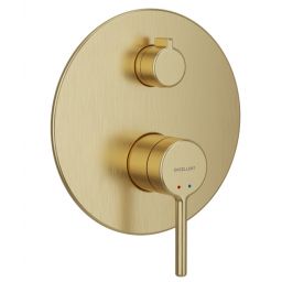 Excellent Pi bateria wannowo-prysznicowa podtynkowa złoty szczotkowany AREX.1245GB