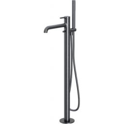 Excellent Delta Pi bateria wannowo-prysznicowa wolnostojąca grafit szczotkowany AREX.1254AB