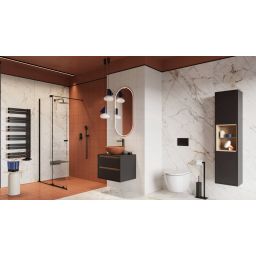 Excellent Clever 2.0 bateria umywalkowa stojąca czarny mat AREX.4101BS