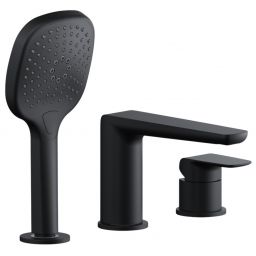 Excellent Clever 2.0 bateria wannowo-prysznicowa nawannowa czarna AREX.4134BS