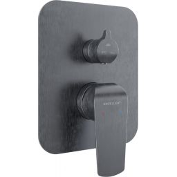 Excellent Clever 2.0 bateria wannowo-prysznicowa podtynkowa grafitowa AREX.4147AB