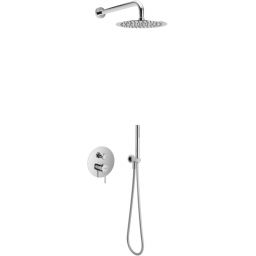 Excellent Pi zestaw prysznicowy podtynkowy z deszczownicą chrom AREX.SET.1247CR