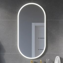 Excellent Lumiro lustro 50x100 cm owalne DOEX.LU100.050.AC