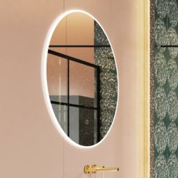 Excellent Lumiro lustro 100 cm okrągłe z oświetleniem LED DOEX.LU100.AC