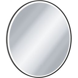Excellent Corido lustro 80x80 cm okrągłe LED czarny mat DOEX.CO080.BL