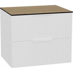 Excellent Tuto 2.0 front szafki 60x2x24.6 cm podumywalkowa wisząca biały połysk MLEX.2151.600.03.WH