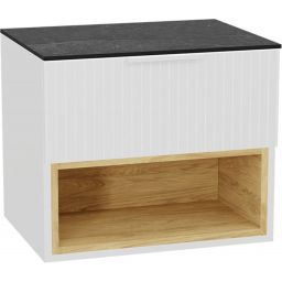 Excellent Tuto 2.0 front szafki 60x2x24.6 cm podumywalkowa wisząca biały połysk MLEX.2151.600.03.WH