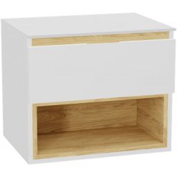 Excellent Tuto 2.0 blat naszafkowy 60x46.5 cm biały połysk MLEX.2111.600.WH