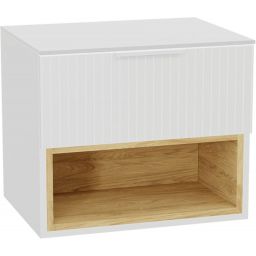 Excellent Tuto 2.0 blat naszafkowy 60x46.5 cm biały połysk MLEX.2111.600.WH