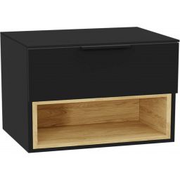 Excellent Tuto 2.0 blat naszafkowy 80x46.5 cm czarny mat MLEX.2111.800.BK