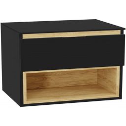 Excellent Tuto 2.0 blat naszafkowy 80x46.5 cm czarny mat MLEX.2111.800.BK