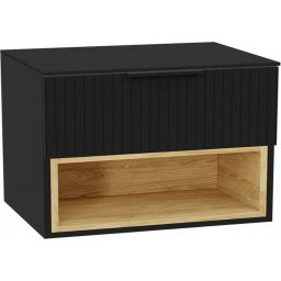 Excellent Tuto 2.0 blat naszafkowy 80x46.5 cm czarny mat MLEX.2111.800.BK