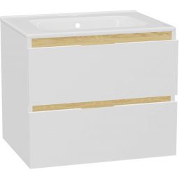 Excellent Tuto 2.0 front szafki 60x2x21.9 cm podumywalkowa wisząca biały połysk MLEX.2151.600.01.WH