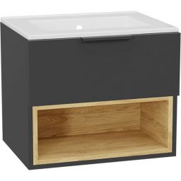 Excellent Tuto 2.0 front szafki 60x2x24.6 cm podumywalkowa wisząca szary MLEX.2151.600.02.GR