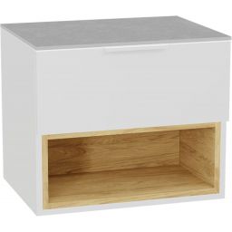 Excellent Tuto 2.0 front szafki 60x2x24.6 cm podumywalkowa wisząca biały połysk MLEX.2151.600.02.WH