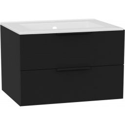 Excellent Tuto 2.0 front szafki 80x2x24.6 cm podumywalkowa wisząca czarny mat MLEX.2151.800.02.BK